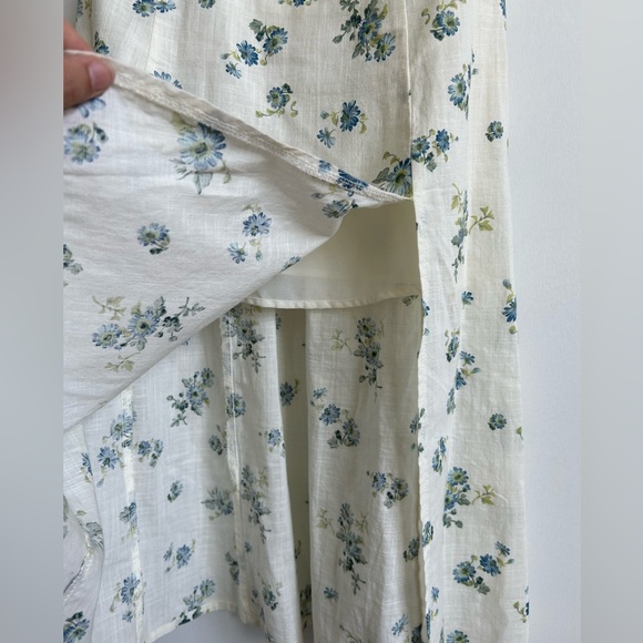 & Other Stories Linen like floral maxi dress - Picture 4 of 8